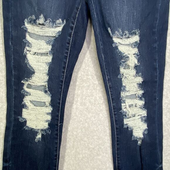 Judy Blue Jeans Womens 5/27 Skinny Fit Medium Wash Mid Rise Stretch Denim Pants - Picture 6 of 13